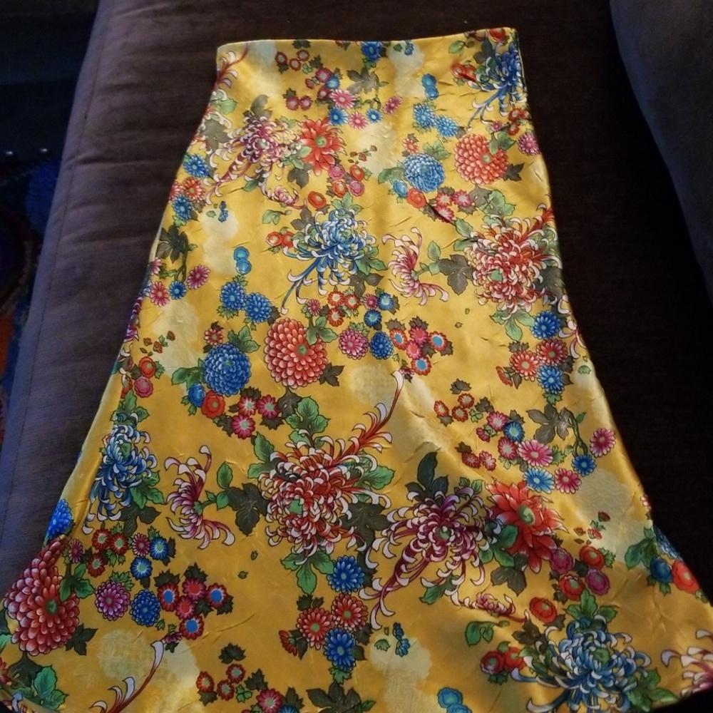 Knee length skirt
